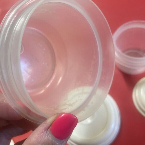 Rubbermaid Servin Saver Containers 10 Oz #6 And 1/2 Cup #0 Vintage Lot Of 2 - Picture 5 of 10